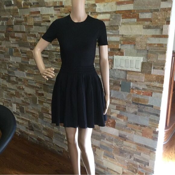 ALEXANDER MCQUEEN Crew Neck Mini Dress - Picture 1 of 13
